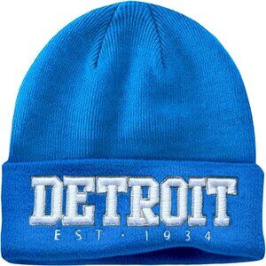 Women's Skyblue & Grey Soft Knit Winter Hat For Cold Weather Beanie Toque Hat